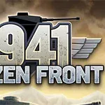 Ένα γραφικό με τον αριθμό 1941 και τις λέξεις Frozen Front, με φόντο ένα τανκ και φτερά