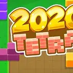 Εικόνα με πολύχρωμα τούβλα και τον αριθμό 2020 σε χρυσά γράμματα στο κέντρο