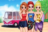 Στο παιχνίδι Besties Summer Vacation, οι φίλες