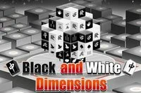 40 επίπεδα με 3D Mahjong σε μαύρο και άσπρο