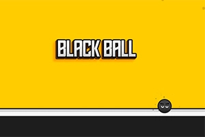 Κίτρινο φόντο με τον τίτλο BLACK BALL και μια μαύρη μπάλα στην κάτω δεξιά γωνία