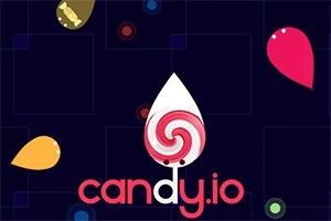 Χρωματιστές σταγόνες και η λέξη candy