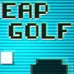 Η εικόνα δείχνει τη λέξη CHEAP GOLF με φόντο γαλάζιες ρίγες, ένα τετράγωνο και έναν δείκτη χεριού τύπου κέρσορα