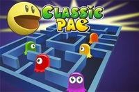 Κλασικό Pacman: φάε όλες τις κίτρινες κουκίδες
