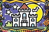 Παιχνίδι ζωγραφικής με θέμα το Halloween που