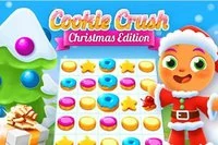 Έκδοση Χριστουγέννων του Cookie Crush με πάνω