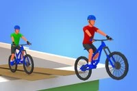 Απλό παιχνίδι εξομοίωσης ποδηλασίας με 3D