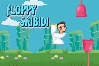 Στο σκληρό arcade παιχνίδι Floppy Skibidi, ελέγχεις