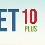 Εικόνα με το κείμενο GET 10 PLUS σε μπλε, κόκκινο και πράσινο χρώμα