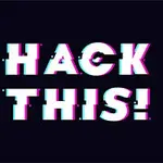 Κείμενο με την φράση HACK THIS!