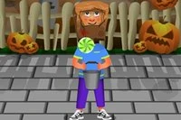 Παιχνίδι τρόμου Halloween όπου ένα αγόρι