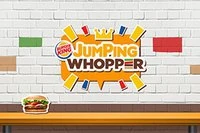 Ατελείωτο παιχνίδι άλματος με burger