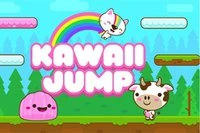 Στο Kawaii Jump, έλεγξε μια χαριτωμένη μικρή μοβ