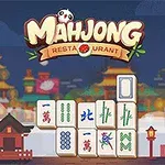Ένα σχέδιο με πλάκες Mahjong μπροστά από κτίρια ασιατικής αρχιτεκτονικής σε νυχτερινό σκηνικό