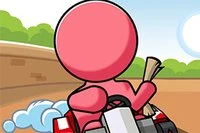 Αυτό είναι ένα παιχνίδι αγώνων kart με 3D