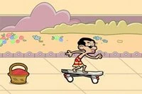 Ο Μr. Bean μαθαίνει σκέιτμπορντ, του αρέσουν