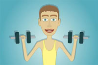 Στο Muscle Clicker, ώρα για χτίσιμο μυών