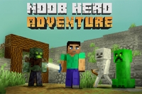 Ο Noob Hero πολεμά εχθρούς: σκελετούς, ζόμπι και