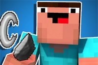 Ο Noob αποφάσισε να κάνει troll στο Minecraft και
