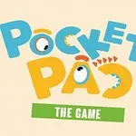 Κινούμενα γράμματα με μάτια και το κείμενο THE GAME σε πράσινο ορθογώνιο