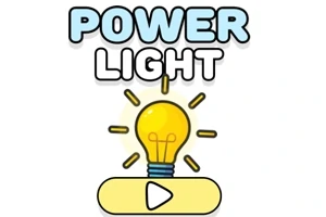 Φωτεινή λάμπα με την ένδειξη POWER LIGHT και ένα κουμπί αναπαραγωγής