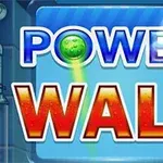 Κείμενο που αναγράφει POWER WALL με πολύχρωμο φόντο και μεταλλικούς σωλήνες γύρω από την εικόνα