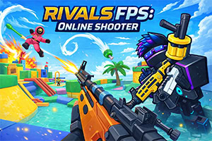 Rivals FPS: Online Shooter είναι γρήγορο online παιχνίδι σκοποβολής με blocky γραφικά και μάχες