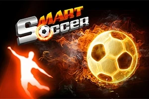 Φωτεινή ποδοσφαιρική μπάλα με πορτοκαλί φωτιά και σιλουέτα ποδοσφαιριστή σε σκοτεινό φόντο
