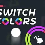 Η εικόνα περιέχει τη φράση SWITCH COLORS με έγχρωμους κύκλους και γραμμές σε σκούρο φόντο
