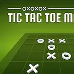 Πράσινη τρισδιάστατη επιφάνεια με σύμβολα X και O τοποθετημένα σε σειρά, με τίτλο στην κορυφή