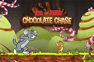 Tom and Jerry: Chocolate Chase Γάτος και ποντίκι κυνηγιούνται σε σοκολατένιο τοπίο με γλειφιτζούρια και καραμέλες