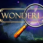 Μεγεθυντικός φακός πάνω σε τίτλο με την λέξη Wonderland και υπότιτλο Chapter 11 σε σκοτεινό φόντο