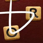 Ξύλινα πλακίδια με γράμματα D, R και O συνδεδεμένα με μια λευκή γραμμή σε μπορντό φόντο