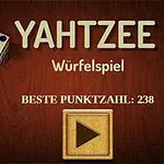 Ζάρια και κείμενο σε ξύλινο υπόβαθρο με κουμπί εκκίνησης