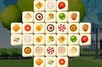 Απλοποιημένο κλασικό Mahjong με θέμα το φαγητό
